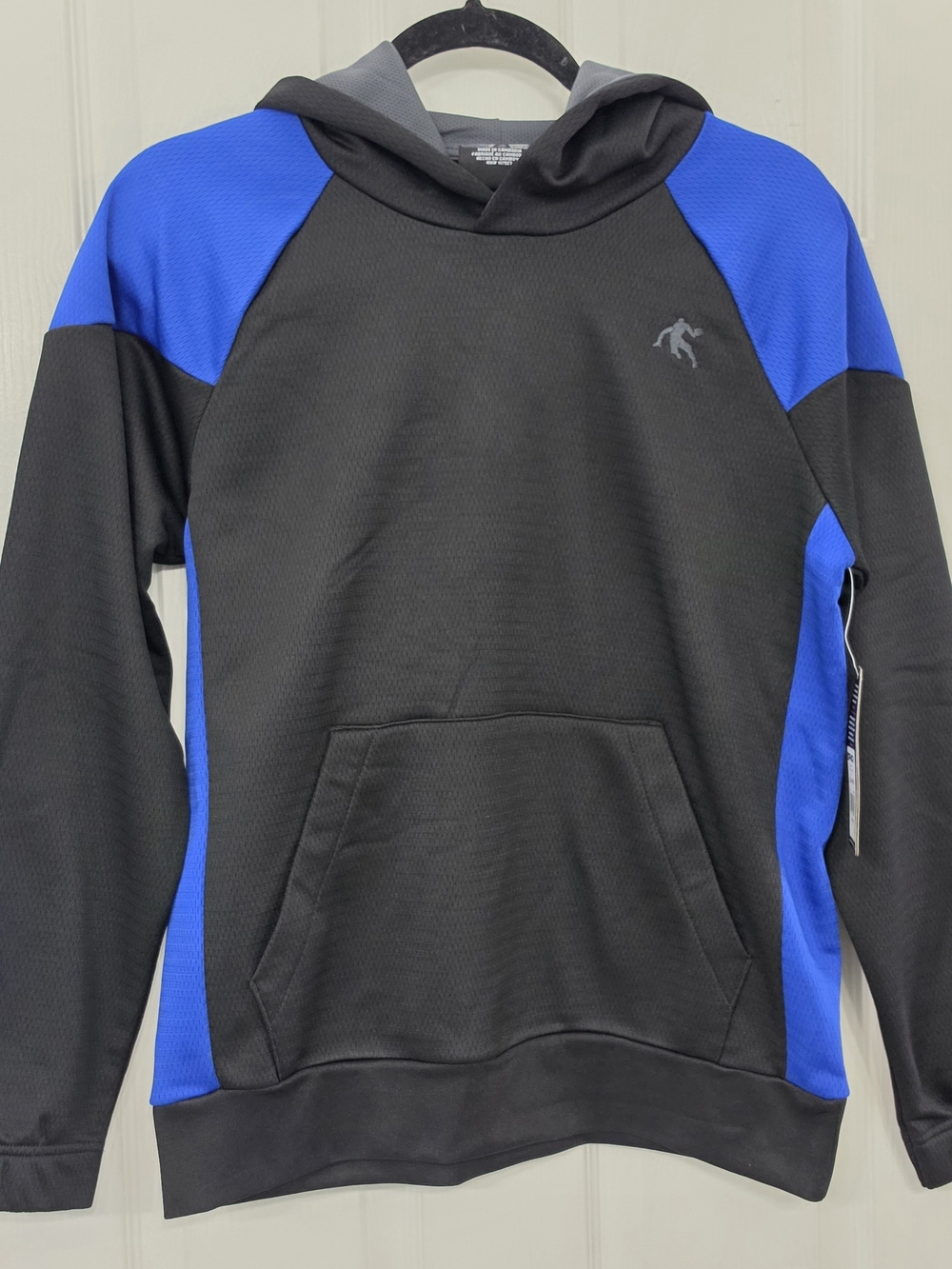 And1 Boys Black and Royal Blue Athletic Hoodie XL NEW